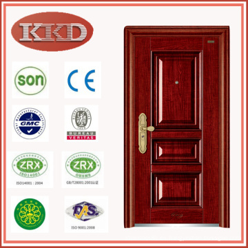 Puerta metálica de seguridad residencial KKD-324 con CE/SONCAP/BV